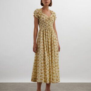 DÔEN Ashlynn Citron Rosier Floral Dress